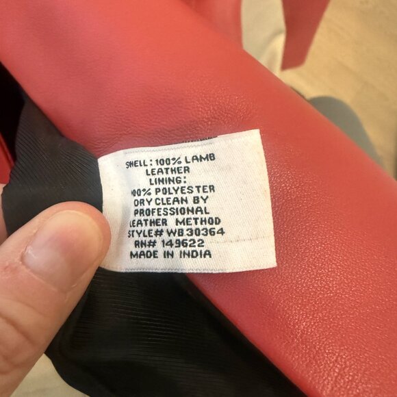 Walter Baker Leather Mia Blazer, NWT, Size XL - Picture 5 of 6